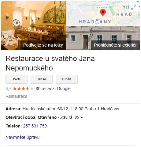 Street View ve vyhledávači